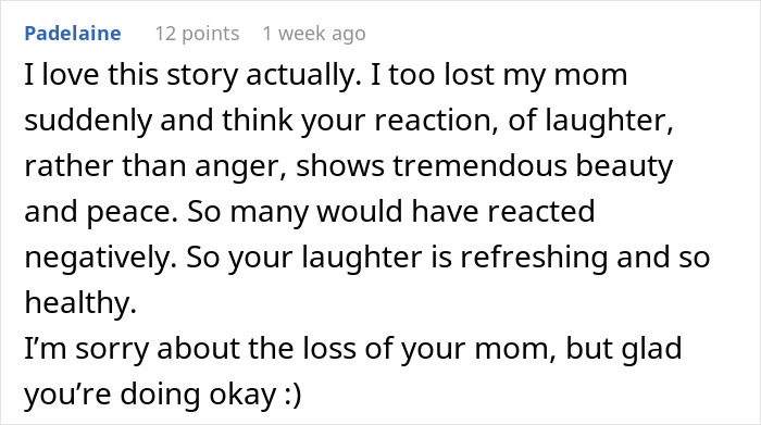 Comment on a 10-year-old soda tribute, expressing empathy and admiration for a positive reaction to loss. Comment on a 10-year-old soda tribute, expressing empathy and admiration for a positive reaction to loss.