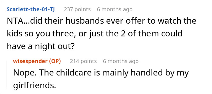 Discussion about childcare dynamics among friends on a vacation. Discussion about childcare dynamics among friends on a vacation.