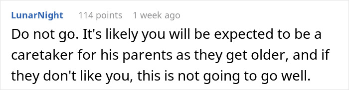 Comment advises against relocating to India due to potential caretaker expectations for in-laws. Comment advises against relocating to India due to potential caretaker expectations for in-laws.