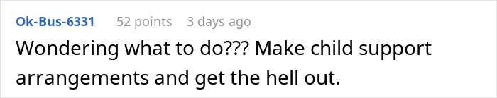 Comment suggesting child support as a solution for a situation involving a cupcake incident. Comment suggesting child support as a solution for a situation involving a cupcake incident.
