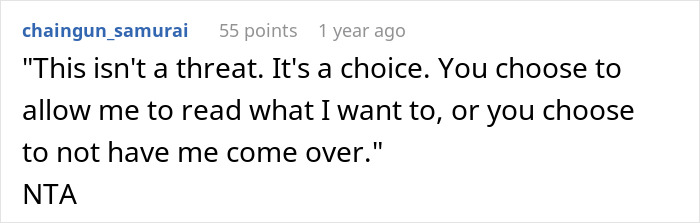 Stepmom Tries To Censor What 16YO Reads, He Decides Not To Visit His Dad Anymore Stepmom Tries To Censor What 16YO Reads, He Decides Not To Visit His Dad Anymore