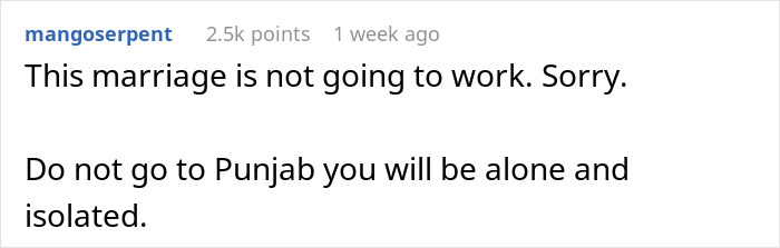 Comment warning against relocating to Punjab, discussing potential isolation. Comment warning against relocating to Punjab, discussing potential isolation.