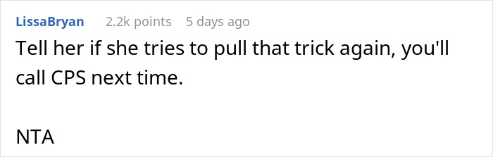 Comment about a woman dropping kids at her sister's without her consent. Comment about a woman dropping kids at her sister's without her consent.