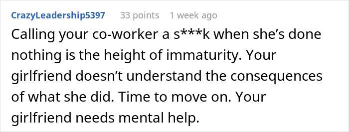 Reddit comment discussing consequences of girlfriend testing boyfriend's loyalty with a fake IG account. Reddit comment discussing consequences of girlfriend testing boyfriend's loyalty with a fake IG account.