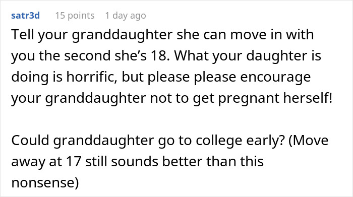 Social media comment about a granddaughter dealing with family and education issues. Social media comment about a granddaughter dealing with family and education issues.