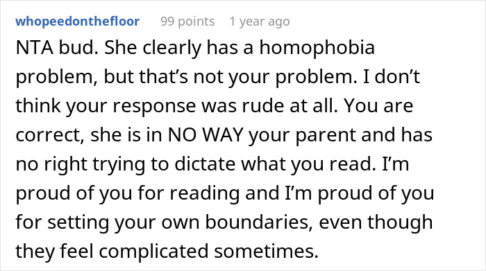 Stepmom Tries To Censor What 16YO Reads, He Decides Not To Visit His Dad Anymore Stepmom Tries To Censor What 16YO Reads, He Decides Not To Visit His Dad Anymore