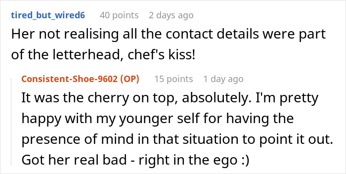 Reddit comments discussing malicious compliance, with users sharing anecdotes about embarrassing an egoistic boss. Reddit comments discussing malicious compliance, with users sharing anecdotes about embarrassing an egoistic boss.