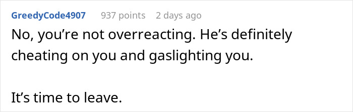 Comment about partner and 'work spouse' photo in sauna, addressing relationship concerns. Comment about partner and 'work spouse' photo in sauna, addressing relationship concerns.