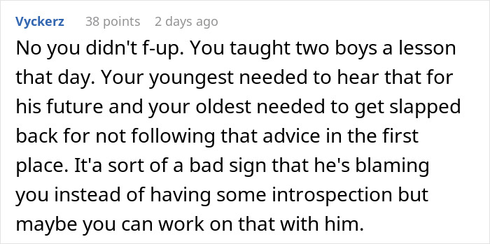Dating Advice To Younger Son Accidentally Leads To Eldest’s Breakup As The GF Realized Her Worth Dating Advice To Younger Son Accidentally Leads To Eldest’s Breakup As The GF Realized Her Worth