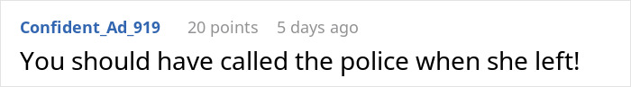 Comment discussing a reality check about an unexpected babysitting situation. Comment discussing a reality check about an unexpected babysitting situation.