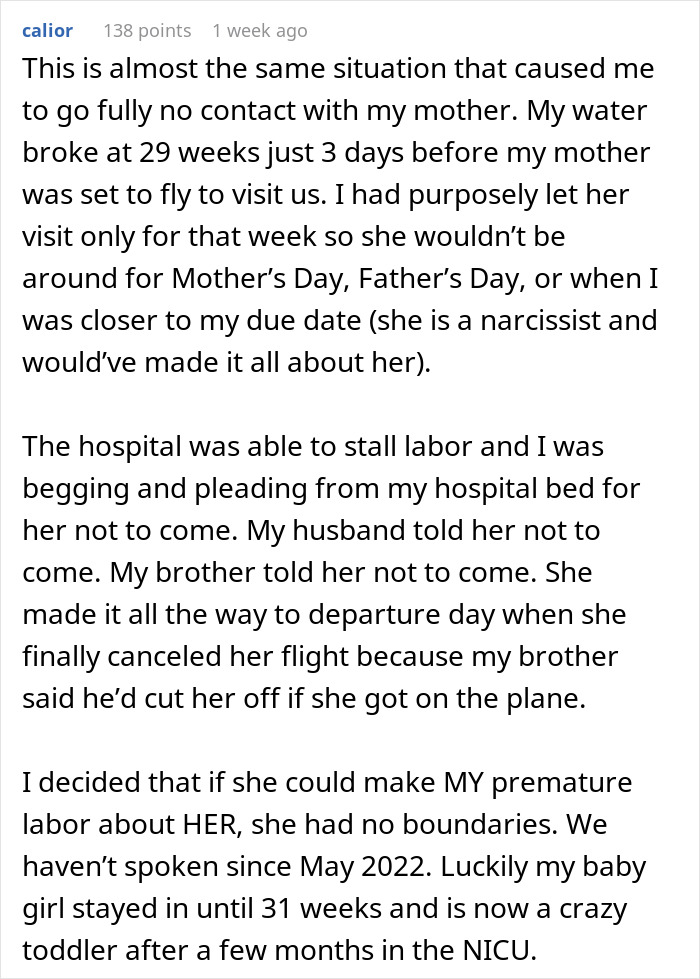 Reddit comment about a pregnant woman in the hospital after a fall, dealing with MIL. Reddit comment about a pregnant woman in the hospital after a fall, dealing with MIL.
