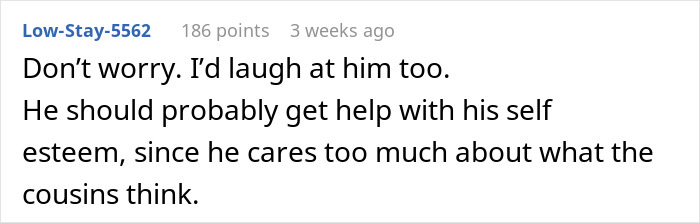 Reddit comment discussing a man's self-esteem related to getting women pregnant. Reddit comment discussing a man's self-esteem related to getting women pregnant.