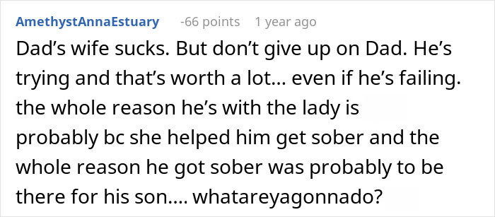 Stepmom Tries To Censor What 16YO Reads, He Decides Not To Visit His Dad Anymore Stepmom Tries To Censor What 16YO Reads, He Decides Not To Visit His Dad Anymore
