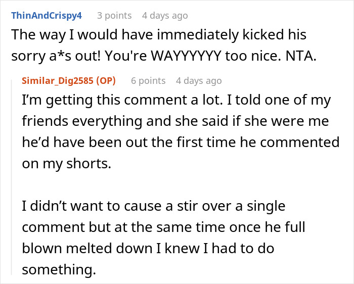 A Reddit discussion about stepdad control issues, featuring comments defending a 27-year-old woman's autonomy at home. A Reddit discussion about stepdad control issues, featuring comments defending a 27-year-old woman's autonomy at home.