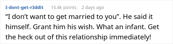 Reddit comment about relationship advice, highlighting gaslighting and control issues. Reddit comment about relationship advice, highlighting gaslighting and control issues.