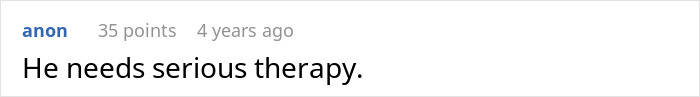 Comment text reads, "He needs serious therapy," discussing breakup and burn scars. Comment text reads, "He needs serious therapy," discussing breakup and burn scars.