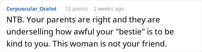 Comment on a post about a friend wanting to get engaged at a bride's wedding, calling the request inappropriate. Comment on a post about a friend wanting to get engaged at a bride's wedding, calling the request inappropriate.