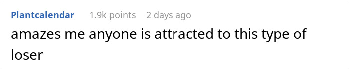 Comment expressing disbelief about attraction to a manipulative loser, related to gaslighting and financial loss. Comment expressing disbelief about attraction to a manipulative loser, related to gaslighting and financial loss.