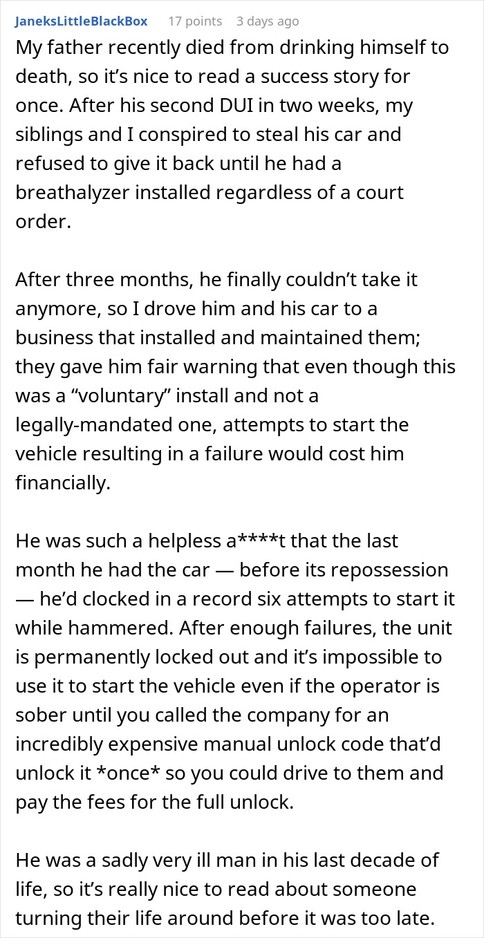 Text discussing a man's life transformation after losing his licence, leading to significant weight loss and improved health. Text discussing a man's life transformation after losing his licence, leading to significant weight loss and improved health.