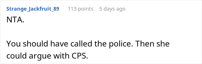 Reddit comment discussing a woman getting a harsh reality check after dropping off her kids at her sister's without consent. Reddit comment discussing a woman getting a harsh reality check after dropping off her kids at her sister's without consent.