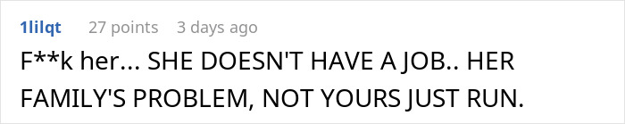 Comment criticizing in-laws' drunken behavior influencing wedding cancellation. Comment criticizing in-laws' drunken behavior influencing wedding cancellation.
