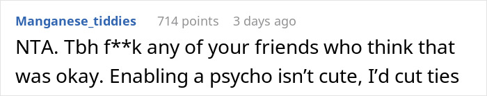 Comment reacting to friend mistreating a cat, affirming the decision to kick them out. Comment reacting to friend mistreating a cat, affirming the decision to kick them out.
