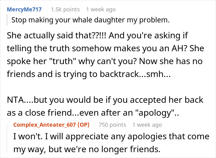 Reddit comments discussing friendship issues and skipping a friend's wedding. Reddit comments discussing friendship issues and skipping a friend's wedding.