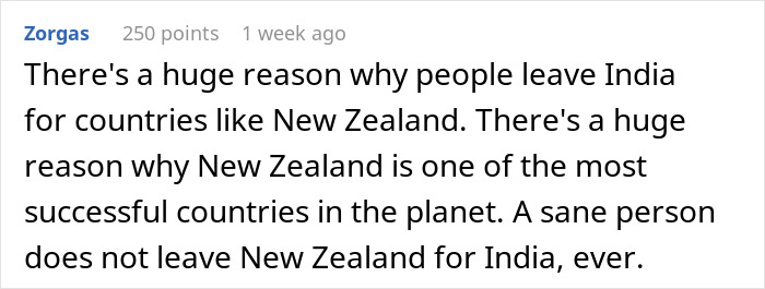 Comment debating relocating to India versus New Zealand, highlighting reasons for and against moving. Comment debating relocating to India versus New Zealand, highlighting reasons for and against moving.