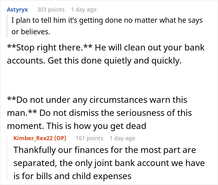 Online discussion about sterilization decision against partner's wishes, focusing on financial and safety advice. Online discussion about sterilization decision against partner's wishes, focusing on financial and safety advice.