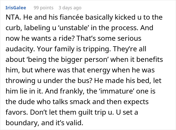 Brother Removes Sister From Wedding Party, Family Justifies It As Being "For Her Own Good" Brother Removes Sister From Wedding Party, Family Justifies It As Being "For Her Own Good"