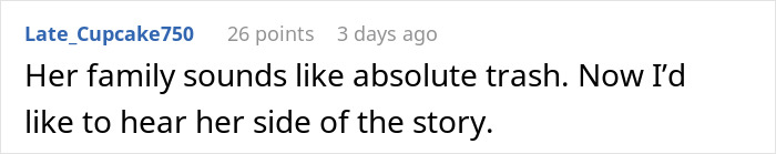 Reddit comment criticizing in-laws' behavior at wedding rehearsal dinner. Reddit comment criticizing in-laws' behavior at wedding rehearsal dinner.