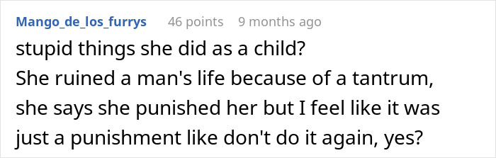 Reddit comment discussing a teen's bad behavior affecting her university funds. Reddit comment discussing a teen's bad behavior affecting her university funds.