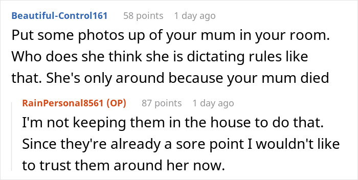 Online comments about a lady wanting to bin late wife's pics; teen plans to take them. Online comments about a lady wanting to bin late wife's pics; teen plans to take them.