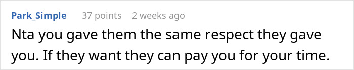 Comment on company firing employee, discussing respect and compensation. Comment on company firing employee, discussing respect and compensation.