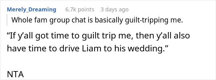 Brother Removes Sister From Wedding Party, Family Justifies It As Being "For Her Own Good" Brother Removes Sister From Wedding Party, Family Justifies It As Being "For Her Own Good"