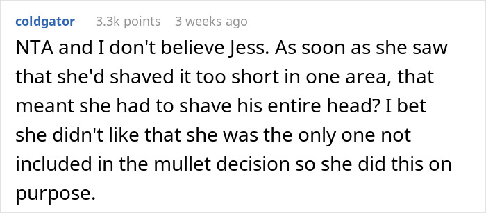 Bio Mom’s GF Shaves Her Kid's Head Bald Without Asking, Stepmom Calls Her Out, Leads To Breakup Bio Mom’s GF Shaves Her Kid's Head Bald Without Asking, Stepmom Calls Her Out, Leads To Breakup