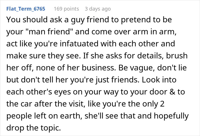Advice on pretending to date for setting up a neighbor with a man a mom thinks is a catch. Advice on pretending to date for setting up a neighbor with a man a mom thinks is a catch.
