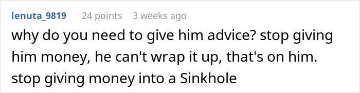 Comment criticizing a man's irresponsibility and financial dependencies after multiple pregnancies. Comment criticizing a man's irresponsibility and financial dependencies after multiple pregnancies.