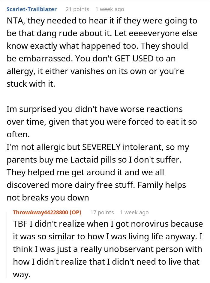 Text conversation discussing allergy issues and reactions in public. Text conversation discussing allergy issues and reactions in public.