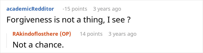 Reddit comment about infidelity, discussing forgiveness and a firm response. Reddit comment about infidelity, discussing forgiveness and a firm response.