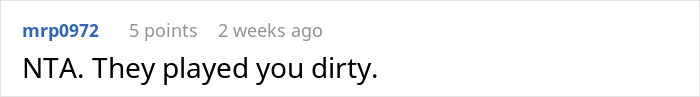 Comment on company using employee, saying "NTA. They played you dirty. Comment on company using employee, saying "NTA. They played you dirty.