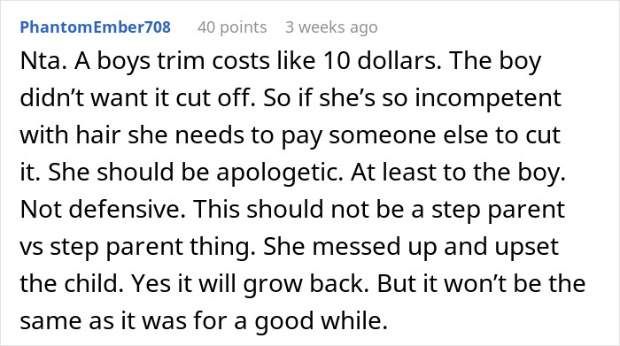 Bio Mom’s GF Shaves Her Kid's Head Bald Without Asking, Stepmom Calls Her Out, Leads To Breakup Bio Mom’s GF Shaves Her Kid's Head Bald Without Asking, Stepmom Calls Her Out, Leads To Breakup
