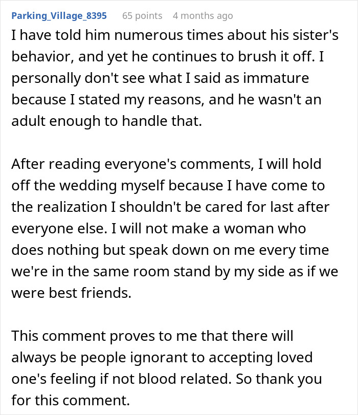 “I Didn’t Know I Was Engaged To A Child”: Woman Refuses To Make Her Future SIL A Bridesmaid “I Didn’t Know I Was Engaged To A Child”: Woman Refuses To Make Her Future SIL A Bridesmaid