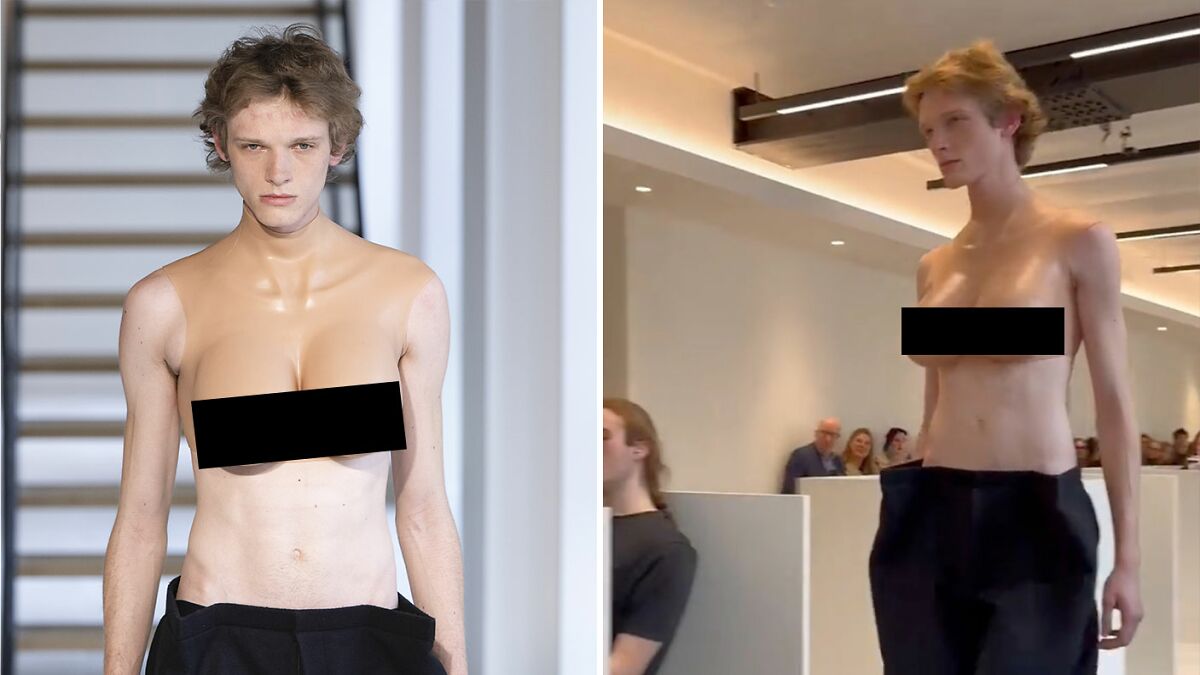 “My New Outfit For Work”: Paris Fashion Week Stuns With Bold Male Top Imitating Female Bare Chest