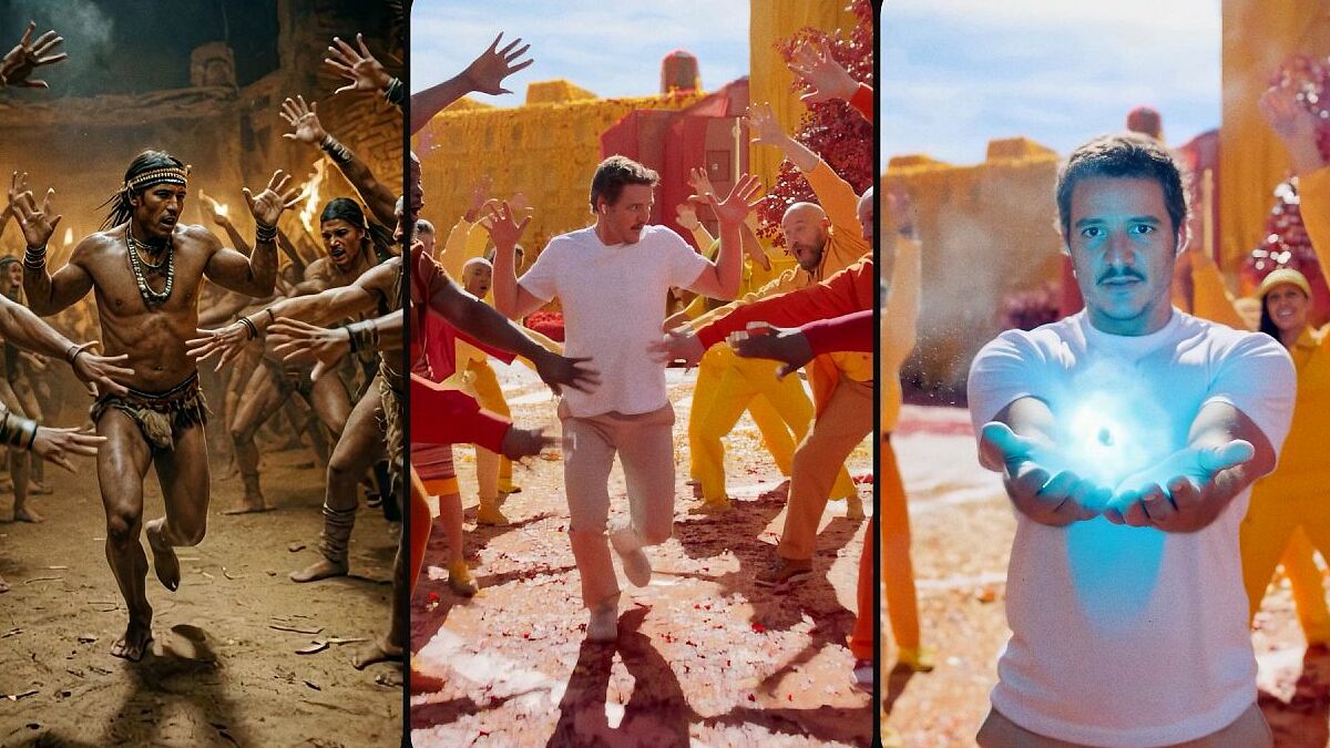 I Used AI To Reimagine Apple’s Iconic Viral AirPods Ad Featuring Pedro Pascal (5 Pics)
