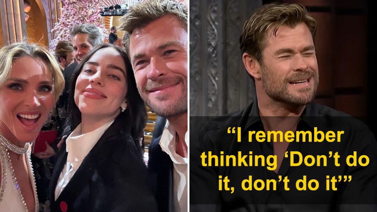 Chris Hemsworth Says He “Will Never Be Friends” With Billie Eilish After Oscars Encounter
