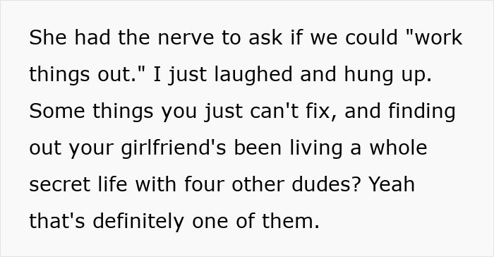 “I Just Laughed”: Guy Watches Karma Unfold On GF That Cheated On Him With 4 Men “I Just Laughed”: Guy Watches Karma Unfold On GF That Cheated On Him With 4 Men