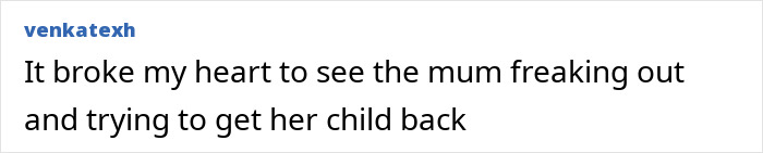 Comment expressing distress over wombat separation incident. Comment expressing distress over wombat separation incident.