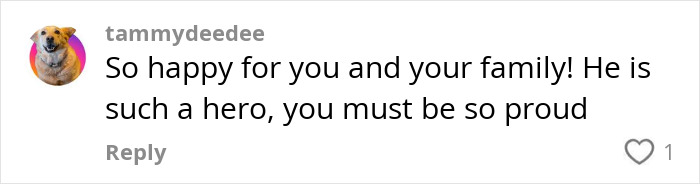 Comment praising NASA astronaut as a hero upon his return to Earth. Comment praising NASA astronaut as a hero upon his return to Earth.