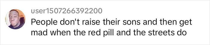 User comment on double standards affecting boys and red pill culture. User comment on double standards affecting boys and red pill culture.